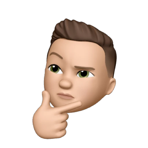 Thinking memoji